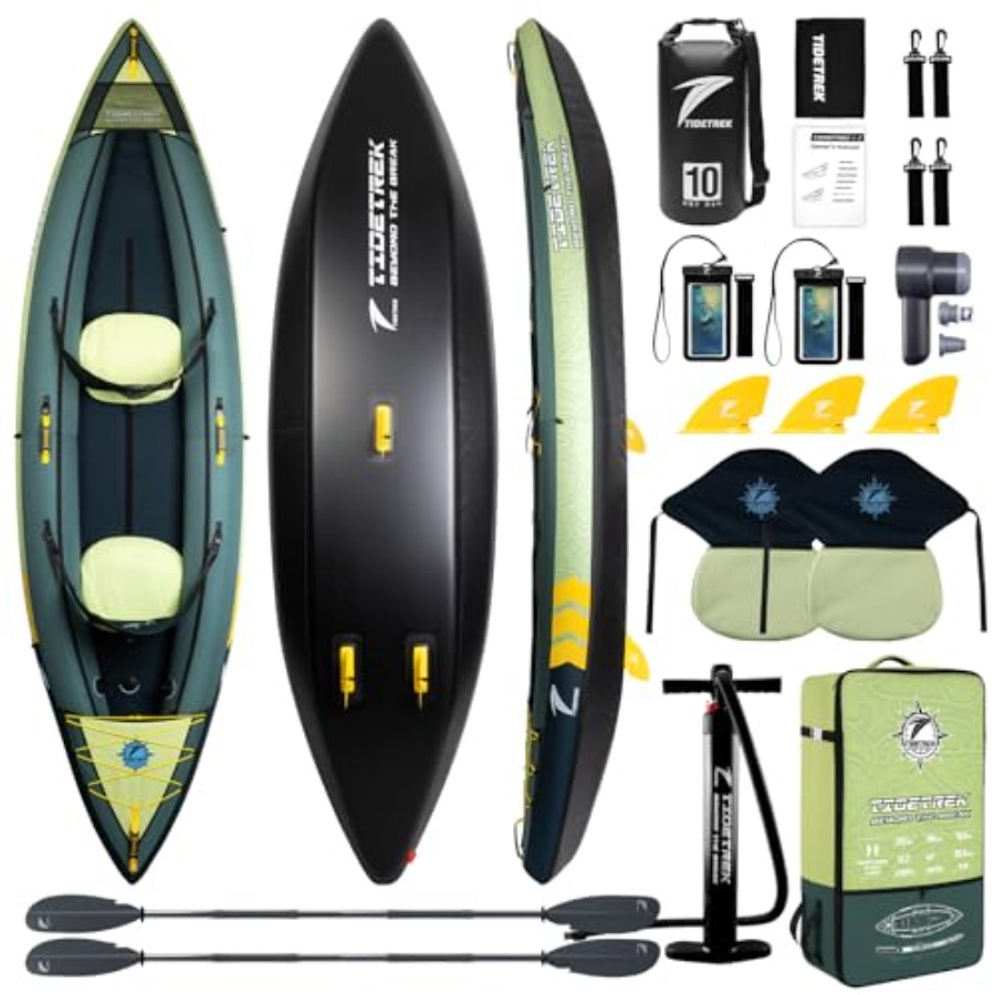 호수, 강, 낚시용 에어 투어링 카약, PVC 소재,  - Fishing Kayak Inflatable 리뷰 및 가격