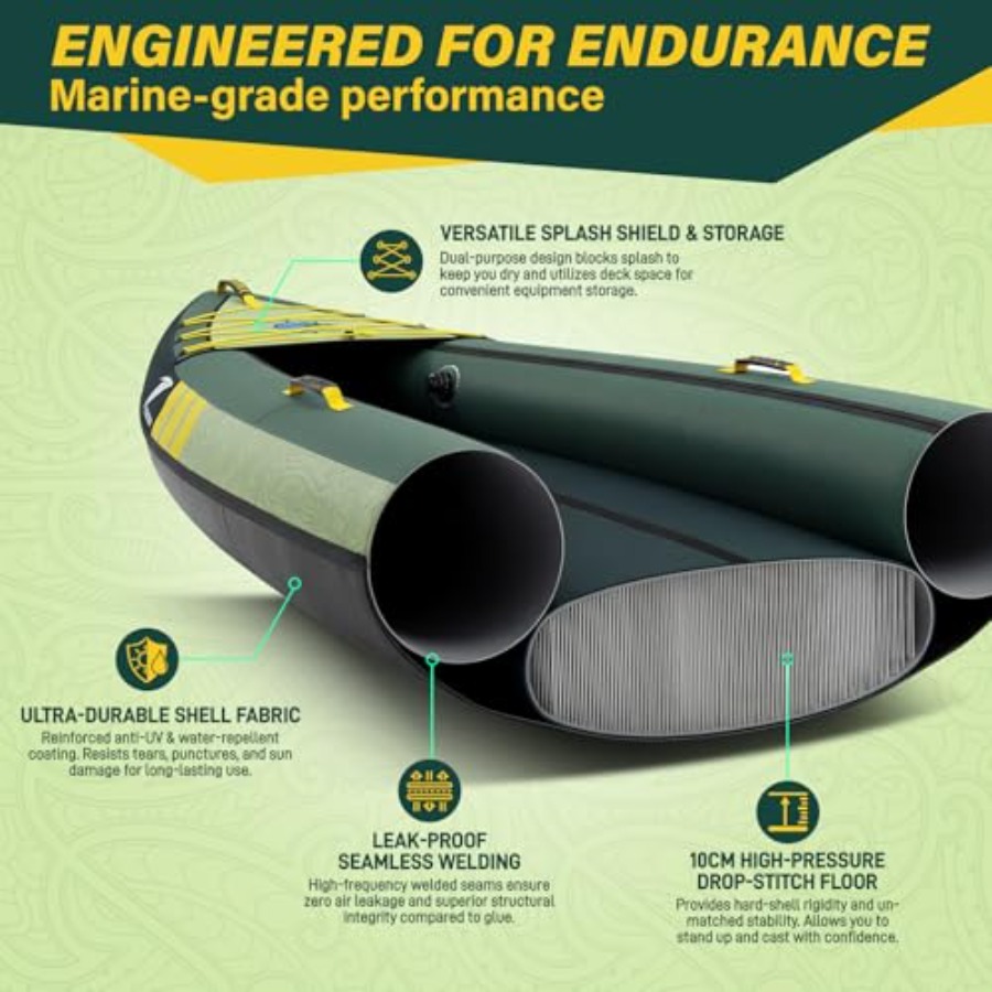 호수, 강, 낚시용 에어 투어링 카약, PVC 소재,  - Fishing Kayak Inflatable 리뷰 및 가격