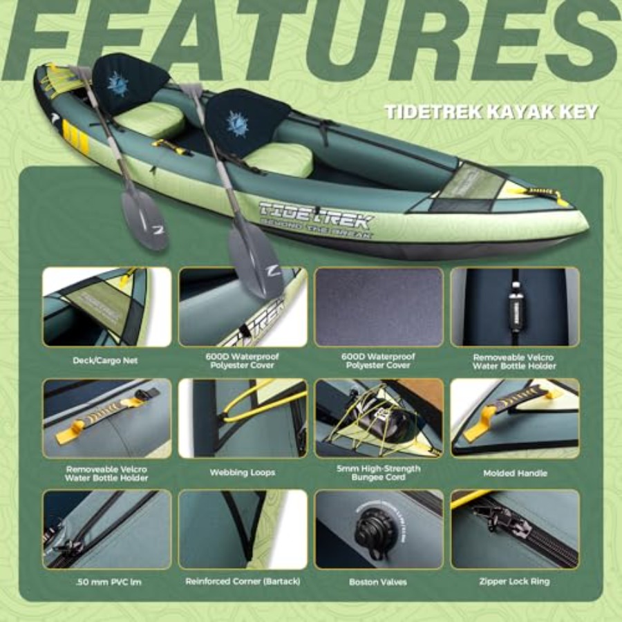 호수, 강, 낚시용 에어 투어링 카약, PVC 소재,  - Fishing Kayak Inflatable 리뷰 및 가격