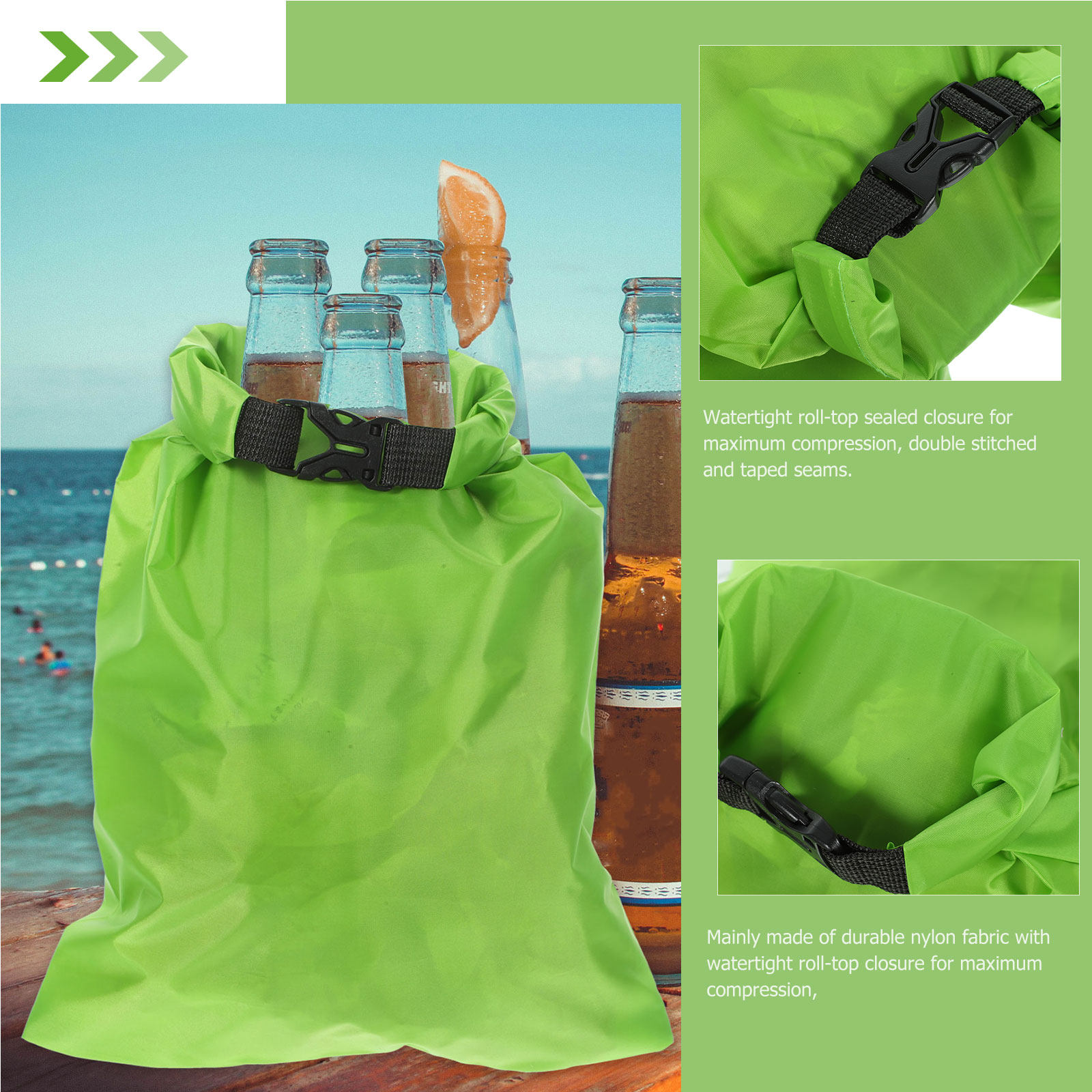 3개입 야외 방수 드라이백 보관 파우치, 압축 롤탑 클 - Fishing Kayak Storage Bag 리뷰 및 가격