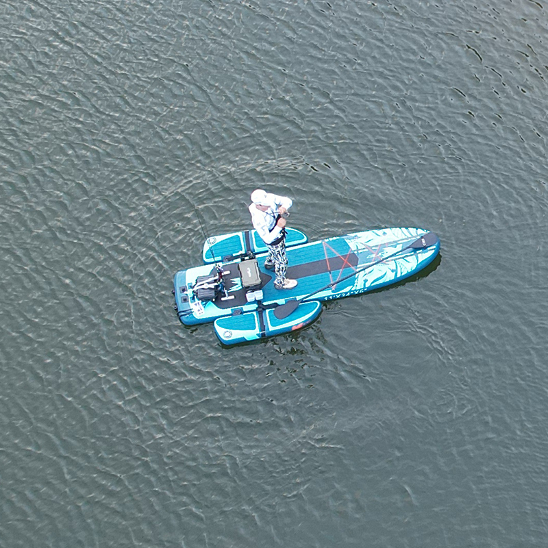 낚시용 두 개의 플로팅 플랫폼 접이식 풍선 패들 카약  - Fishing Kayak Inflatable 리뷰 및 가격